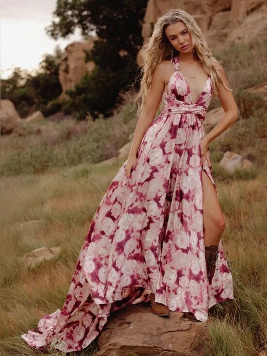Joyfolie Dresses & Skirts - Joyfolie June impact dress in warm watercolor • xs / Small